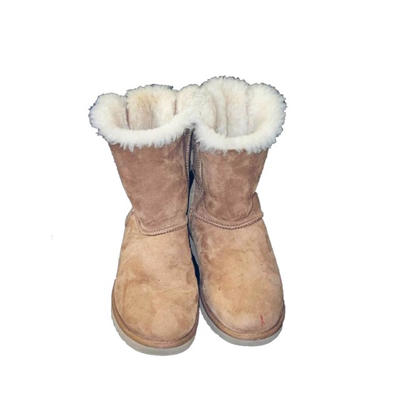 Ugg Bailey Bow Tall Chestnut Boots Size 10 - Picture 2 of 9